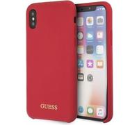 Guess Apple Housse GUHCPXLSGLRE iPhone X/XS rouge/rouge coque rigide silicone