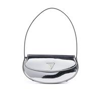 Guess Arnela Mirror Sac porté épaule argenté, femme