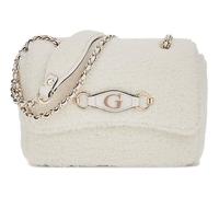 GUESS Aslia Convertible Crossbody Flap Bag White