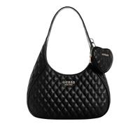 Guess - Atabey Hobo Quilted Shoulder Bag - Femme - Sacs - Noir - Taille: ONE Size