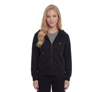 Guess Veste de survêtement OLYMPE femme zippée à capuche Noir Taille XL