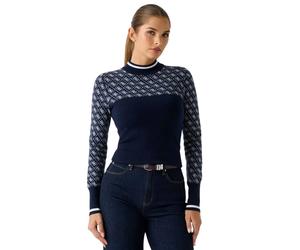 Guess - Aubrey Mock-neck Sweater - Femme - Pulls - Bleu - Taille: 40 FR