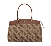 Guess - Audrey Logo Deluxe Dome Tote - Femme - Sacs - Brun - Taille: ONE Size