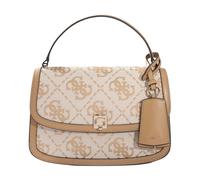Guess - Audrey Monogramme Flap Bag - Femme - Sacs - Beige - Taille: ONE Size
