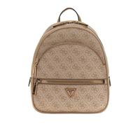 Guess Sac à dos Manhatten II – pour femme 26 cm beige, Latte Logo