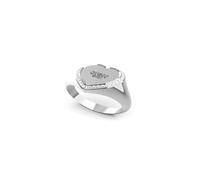 GUESS Bague Coeur Fine Heart Argent JUBR01430JWRH52/JUBR01430JWRH54/JUBR01430JWRH56, Taille unique, Métal, Aucune pierre précieuse