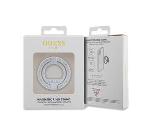 Guess Bague GUMRSALDGS Argent Strass, Support Anneau magnétique