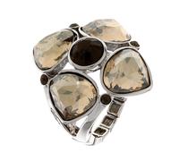 Guess bague pour femme couleur argent/orange UBR91102, taille de bague:S