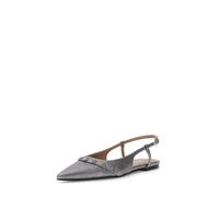 GUESS Ballerines à lanières 'DORLEE3' gris argenté, Taille 39