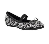 GUESS Ballerines plates Kairo pour femme, Noir 001, 36 EU