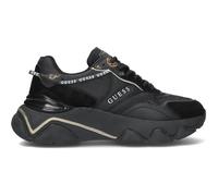 Guess - Baskets Basse en Textile Noir Micola - Femme - Chaussures - Noir - Taille: 37 EU
