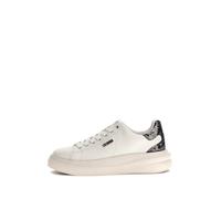 GUESS Baskets basses 'Elbina' argent / blanc, Taille 38