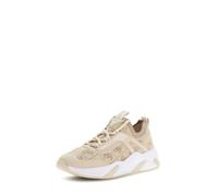 GUESS Baskets basses 'GENGA' beige / marron / blanc, Taille 40