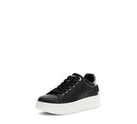 GUESS Baskets basses 'WESLI' noir / argent, Taille 41