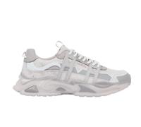 Guess - Baskets Belluno en mélange de cuir - Homme - Chaussures - Gris - Taille: 45 EU
