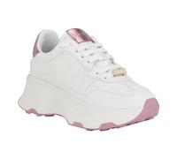 Guess Baskets Calebb pour Femme, Blanc Rose 147, 43 EU