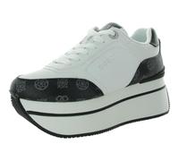 Guess Baskets Camrio pour femme, Blanc/Noir Logo 142, 37 EU