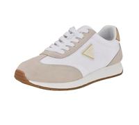 GUESS Baskets de jogging pour femme, blanc/beige, 40 EU
