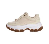 Guess - Baskets Ecopelle avec Imprimé 4G Pivoine - Femme - Chaussures - Beige - Taille: 39 EU