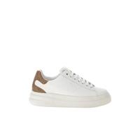 Guess - Baskets en Cuir Blanc avec Logo 4G - Femme - Chaussures - Blanc - Taille: 36 EU