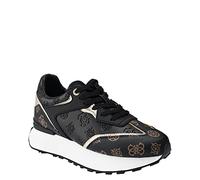 Guess Baskets Luchia pour Femme, Noir Multi, 37.5 EU