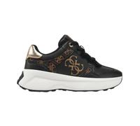 Guess - Baskets Marrons avec Dessus en Cuir PU - Femme - Chaussures - Noir - Taille: 40 EU