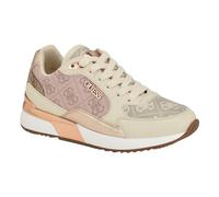Guess Baskets Moxea pour Femme, Logo Rose Clair Multi 684, Pointure 39