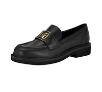 GUESS Baskets Shuttle pour femme, cuir noir, 38 EU