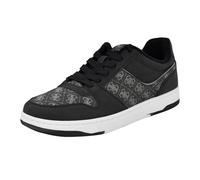 GUESS Baskets Tryon pour Homme, Logo Noir argenté Multi 003, 46 EU