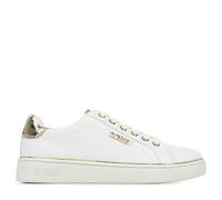 GUESS Lacet Beckie Or Logo Femmes Baskets en Blanc Or UK 2 - 8