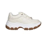 Guess Baskets Berrett Ecopelle imprimé 4G Pivoine Femme Beige Taille 39