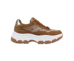 Guess - Berrett3 Flpbt3 Fal12 Baskets - Femme - Chaussures - Beige - Taille: 36 EU