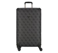 GUESS Valise gris foncé noir pour femme - 28 In 8-Wheeler Exp. L Coal Logo 298729