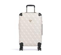 Guess Berta Maxi 4G Valise 4 roues beige/noir, 39 x 64 x 28cm