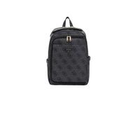 GUESS Sac à dos pour ordinateur portable U-Zip Backpack Coal Logo gris foncé