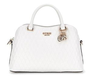 GUESS Betula Satchel, Hand Bag Women, Blanc, Taille Unique