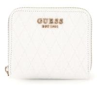 GUESS Betula Small Zip Around Wallet S White