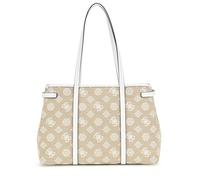 GUESS Beyza Girlfriend Sac fourre-Tout avec Logo Blanc Taille Unique