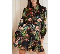 GUESS Blair Dress Black Beauty Print Taille: 38 | Robes Mini Outlet | Femme | Le Noir
