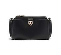 Guess Blanc Mini Crossbody Femme noir en matiere synthetique avec logo avant triangle BLACK UNI