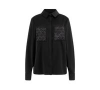 Guess Marguerite Hotfix Long Sleeve Shirt Noir M Femme