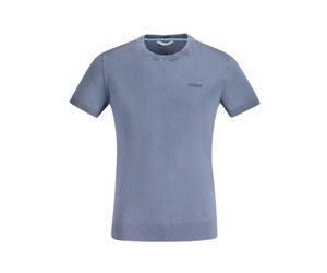 Guess - Blu Cotton T-Shirt - Homme - Tops - Bleu - Taille: XL