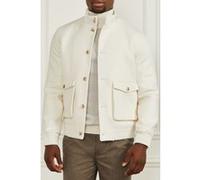 GUESS Bomber With Bottons Salt White Taille: XL | Blousons d'aviateurs Outlet | Homme | Blanche