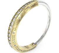 Guess Bond S bracelet en acier inoxydable doré et zircones