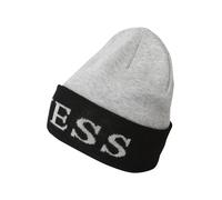 GUESS Bonnet 'LOGO BEANIE' gris / noir, Taille 55-60