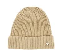 Guess - Bonnet Logo - Femme - Accessoires - Beige - Taille: L