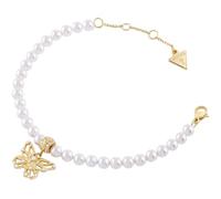 GUESS Borboleta Pearls Bracelet Yellow Gold doré