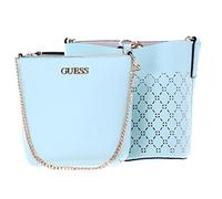 GUESS Borsa a secchiello avec pochette Amara Bucket Verde Surf BS22GU87 XG849301, Indigo, Einheitsgröße