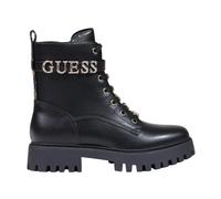 Guess - Botte à lacets Ficki - Femme - Chaussures - Noir - Taille: 39 EU