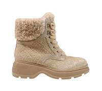 Guess - Botte à lacets Vikki - Femme - Chaussures - Beige - Taille: 41 EU